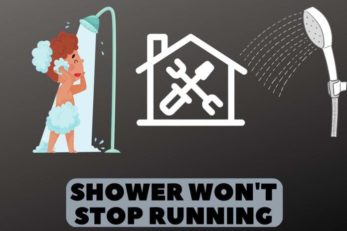 shower wont stop running