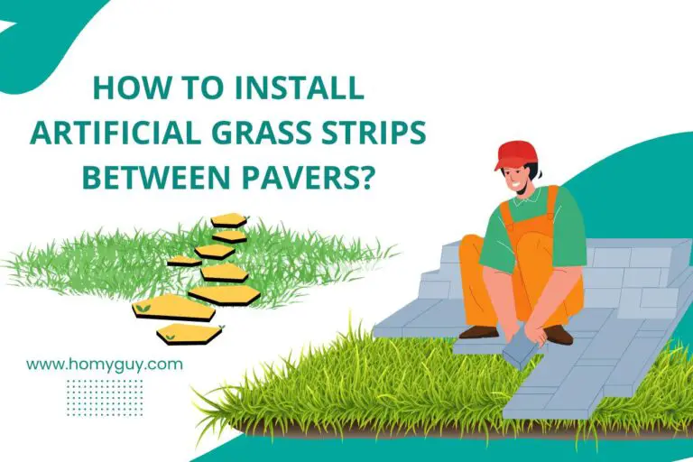 How to Install Artificial Grass Strips Between Pavers? Tips & Tricks