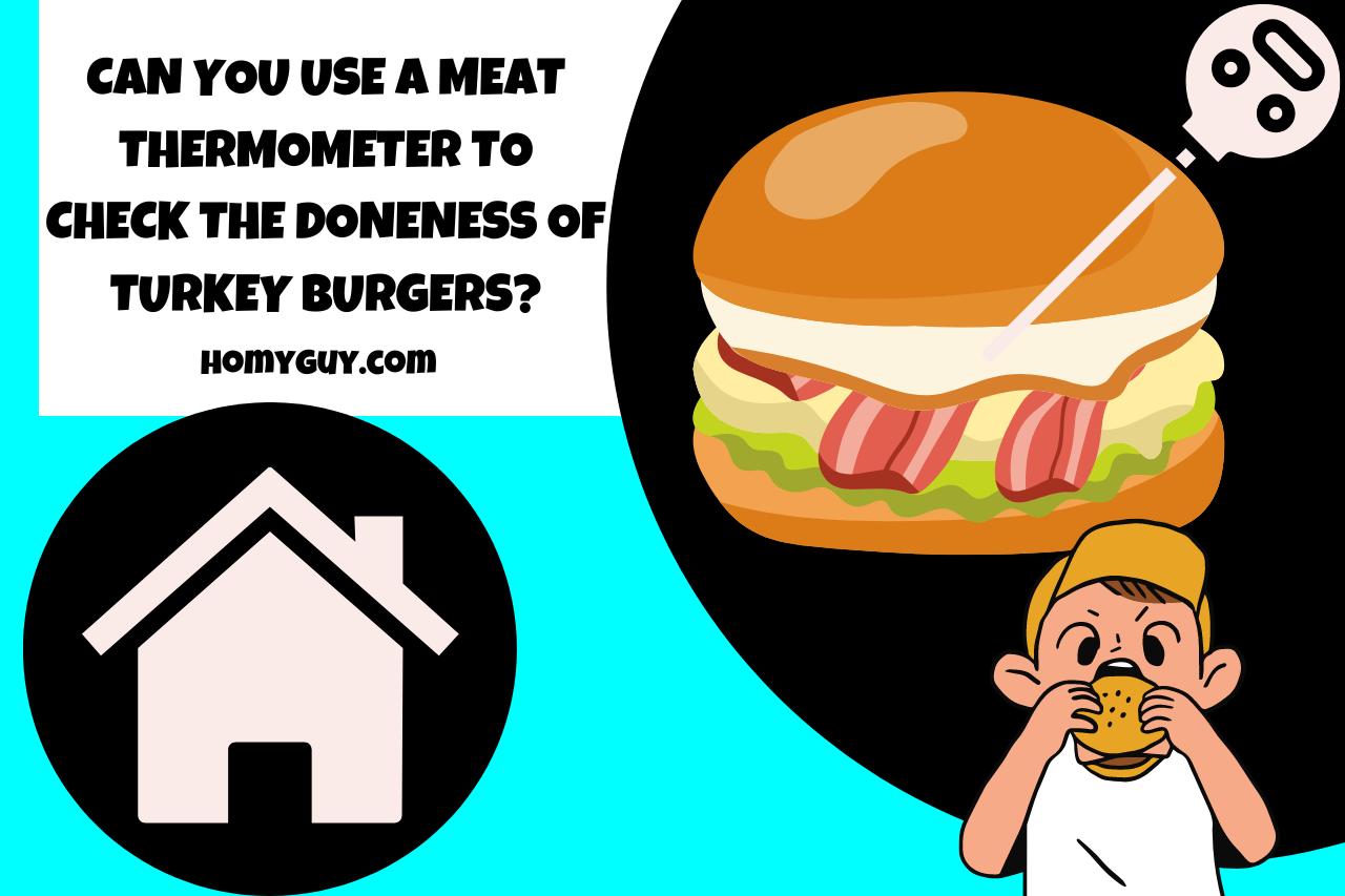 Can you Use a Meat Thermometer to Check the Doneness of Turkey Burgers