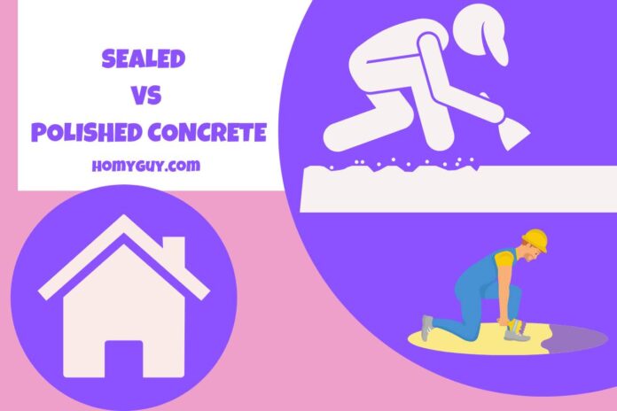 sealed vs polished concrete