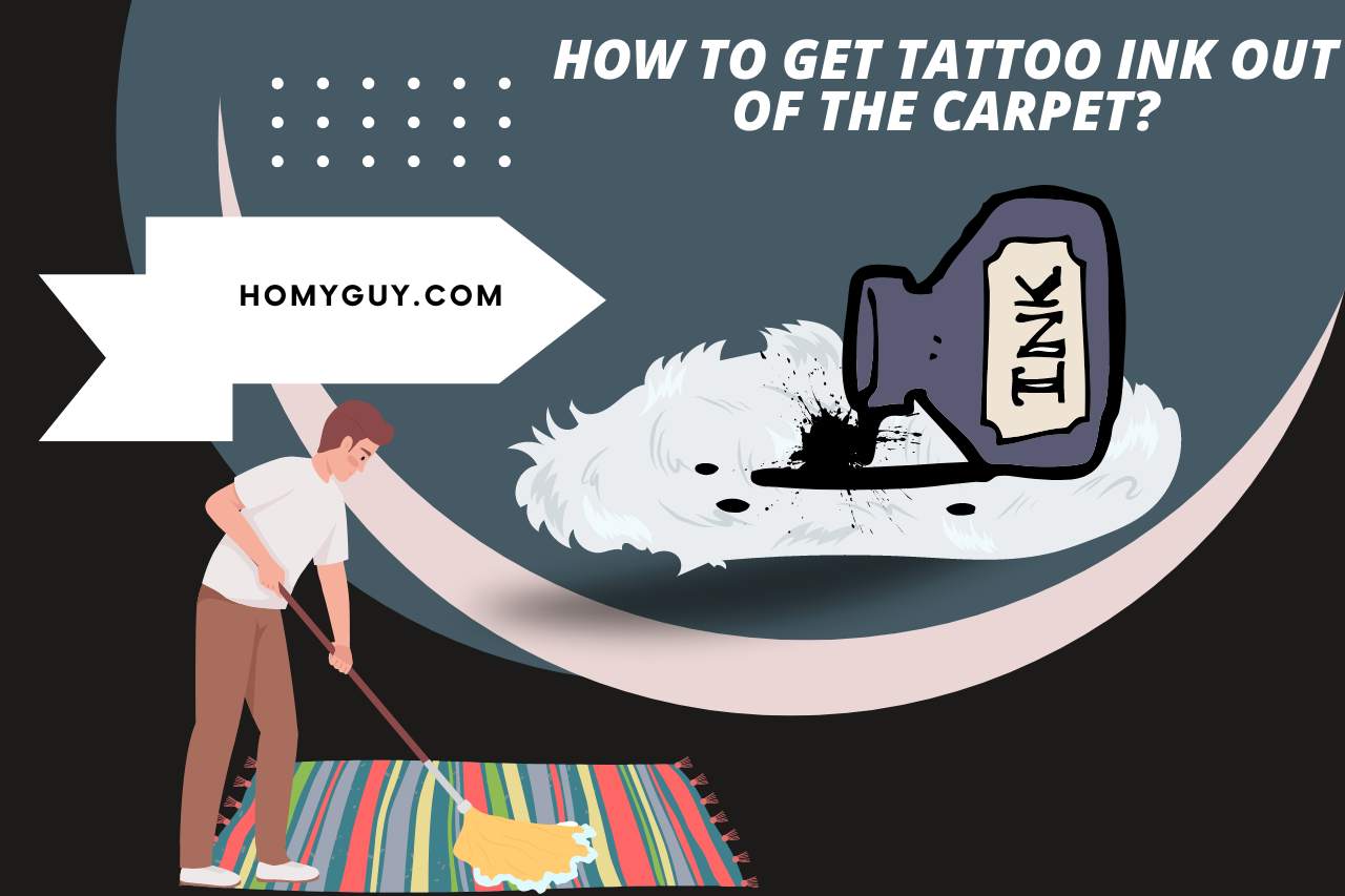 How to get tattoo ink out of the carpet