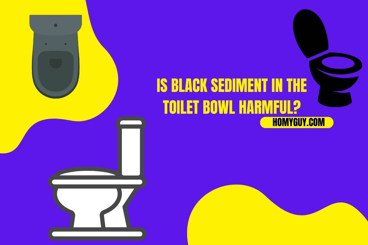 Is Black Sediment in the Toilet Bowl Harmful